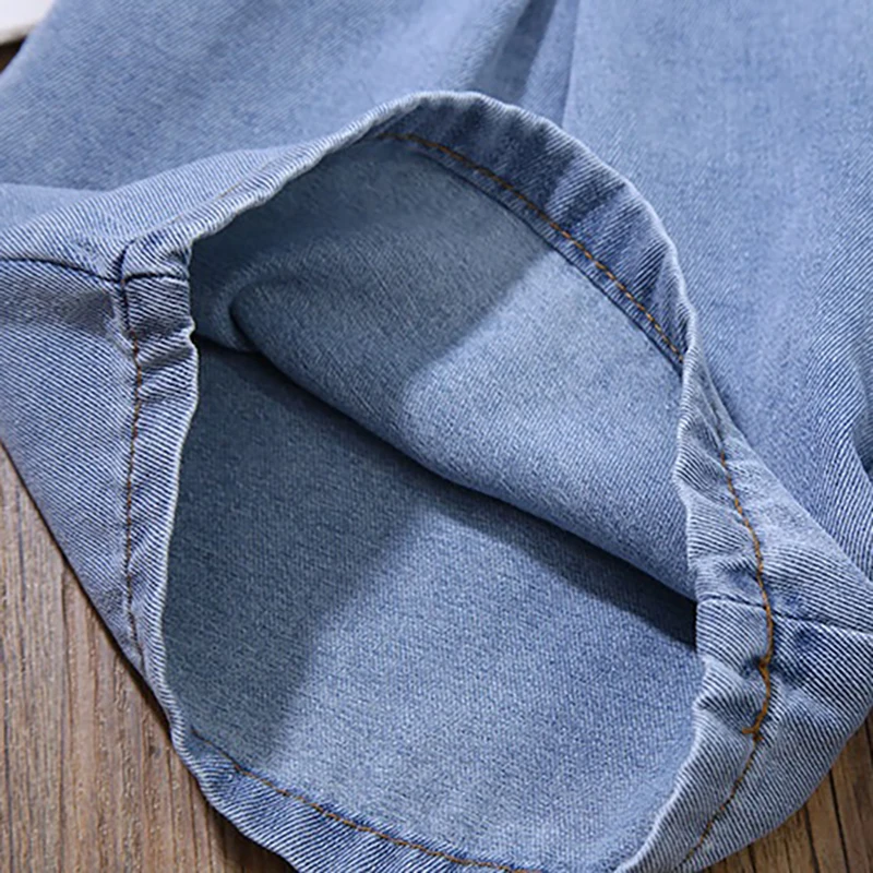 

2020 Summer baby girl clothes Sleeveless Tops+Denim Shorts 2Pcs Outfits Kids Toddler Girls Clothes