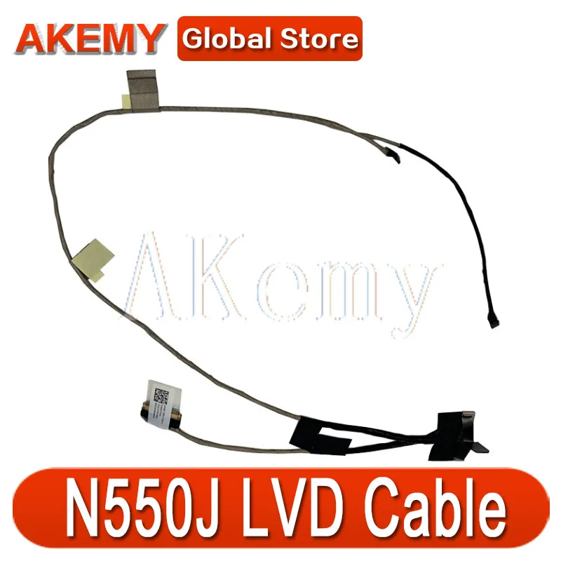 

Новый оригинальный LVDS кабель для ноутбука для ASUS N550 N550JA N550JV N550JK N550JL N550JX G550JV G550JK G550JX гибкие кабели Экран кабель