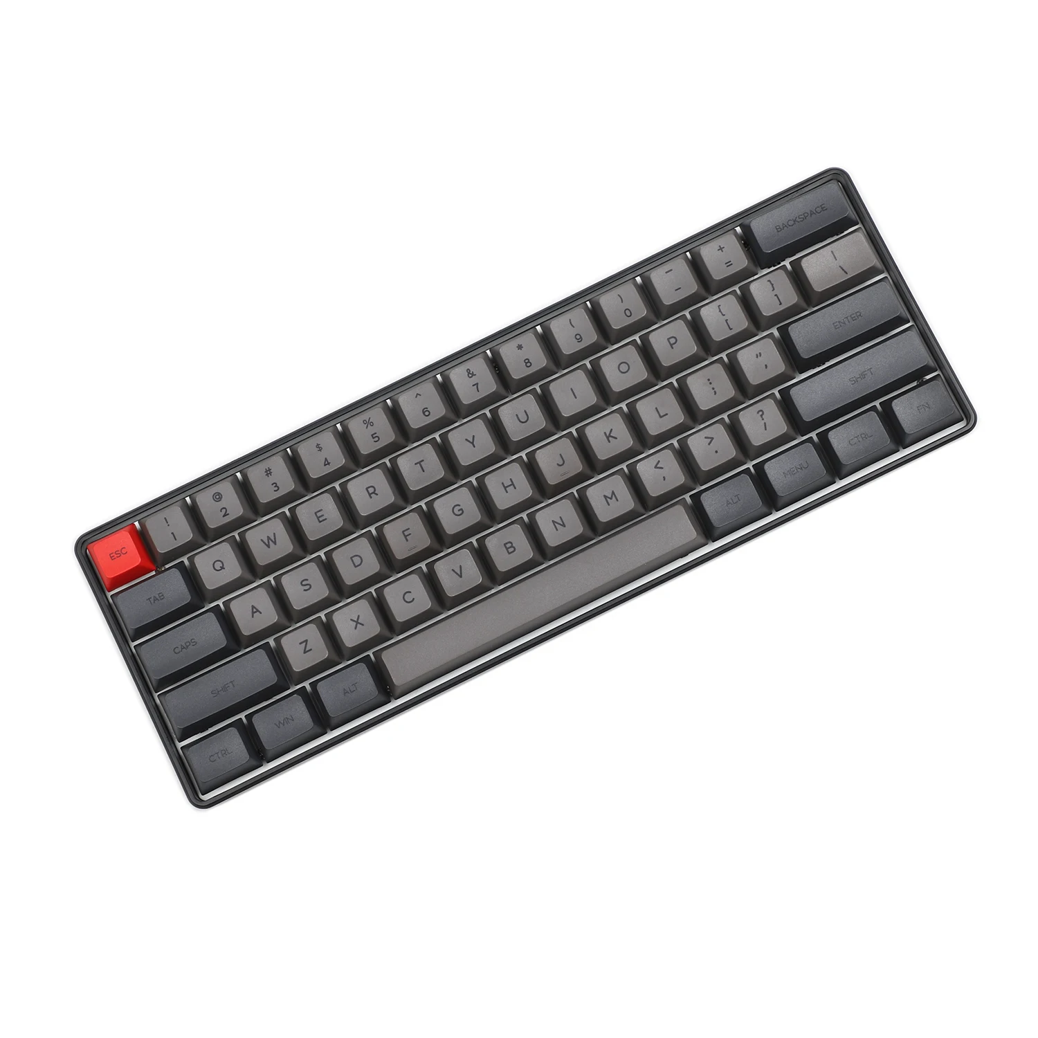 Black White SK61 Type-C Gateron optical switches Dye Sub Keycaps RGB backlight Mechanical Keyboard | Keyboards
