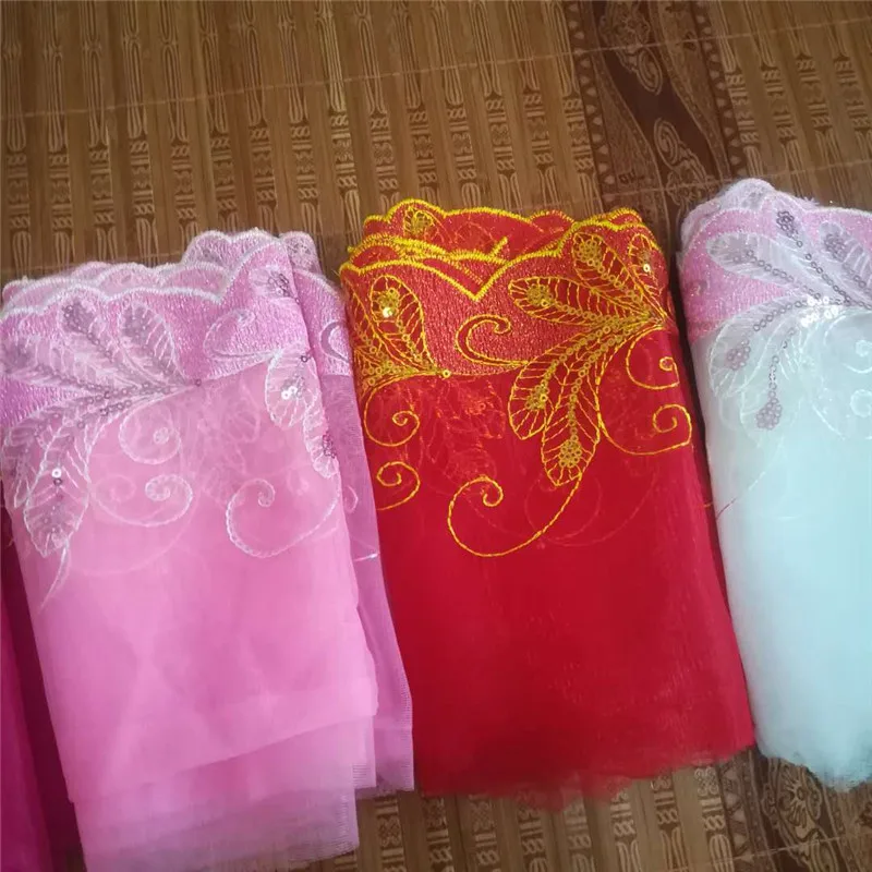 Блестящие Блестки африканская кружевная ткань швейцарская вуаль кружево