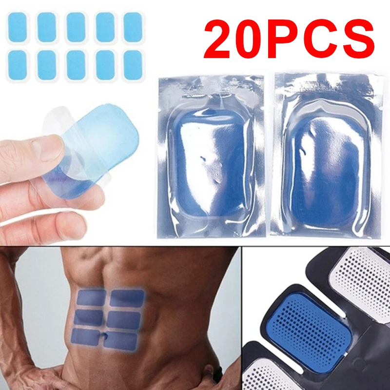 

10/20 Pcs Gel Pads For EMS Abdominal Muscle Trainer For Weight Loss Muscle Stimulator Slimming Machine Accessories