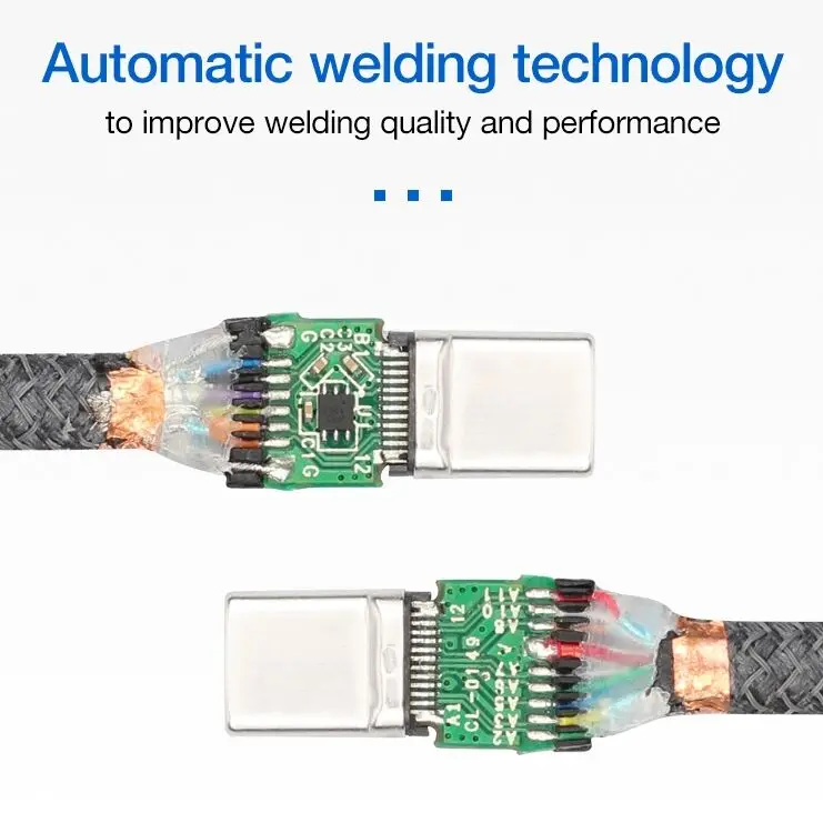 USB 3.1 Gen 2 Type C to USB C Cable E Marker Chip PD 5A 100W Quick Charge 4.0 10Gbps for Samsung S9 S8 Plus
USB 3.1 Gen 2 Type C to USB C Cable E Marker Chip PD 5A 100W Quick Charge 4.0 10Gbps for Samsung S9 S8 Plus