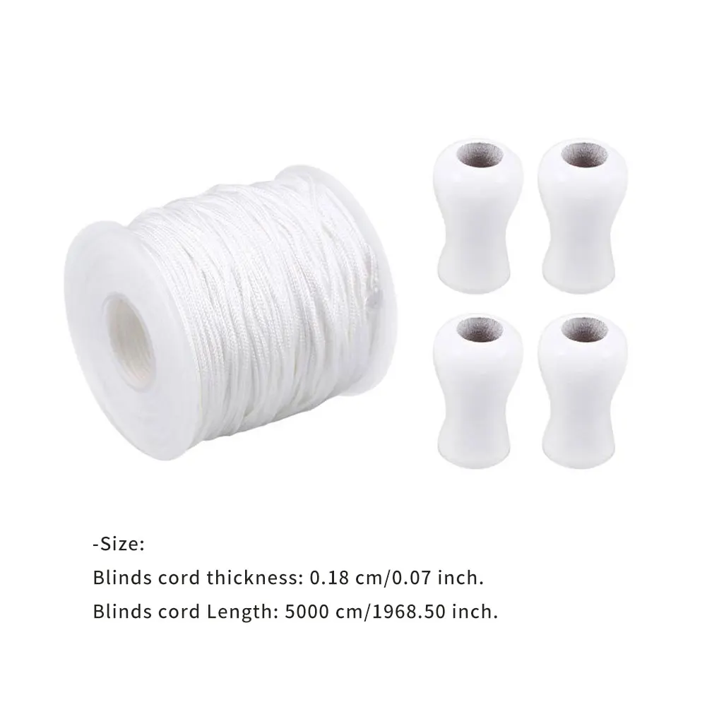 

Braided Nylon Rope White/Black/Coffee Roman Curtain Blinds Accessories Festoon String DIY Beading Cord Free Shipping 95yard