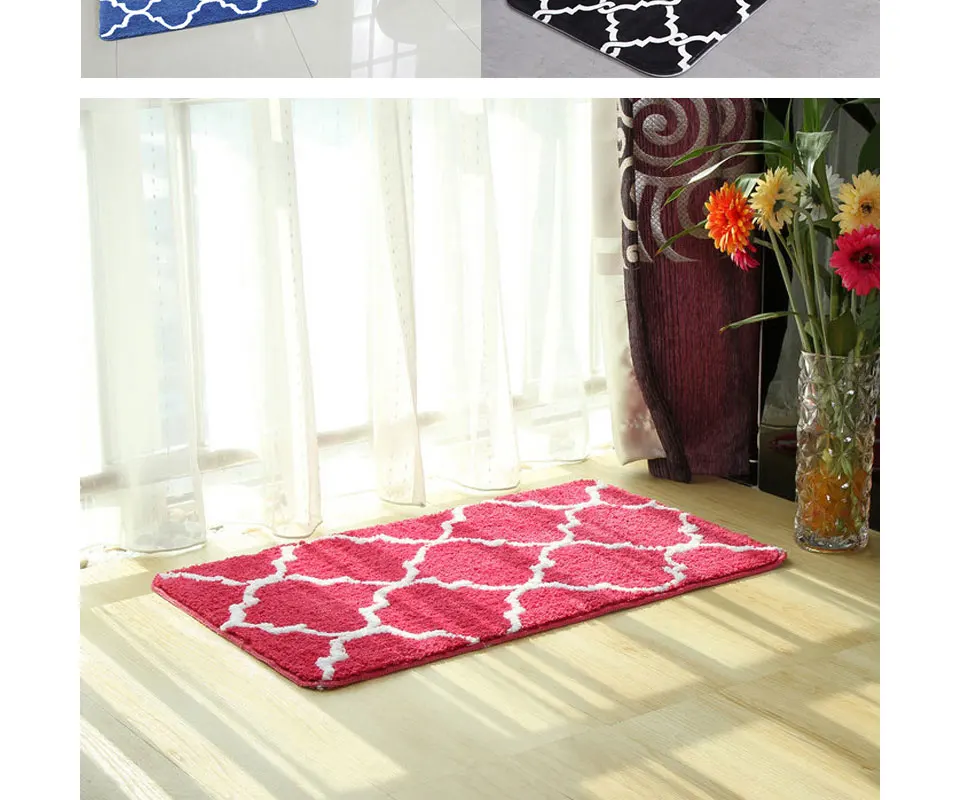 Впитывающий влажный коврик дверной ковер для гостиной Противоскользящий с