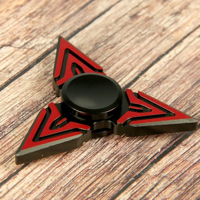 Спиннер Раскаленная лава красно черный 6*6 см 2694985|Фиджет-спиннер| |