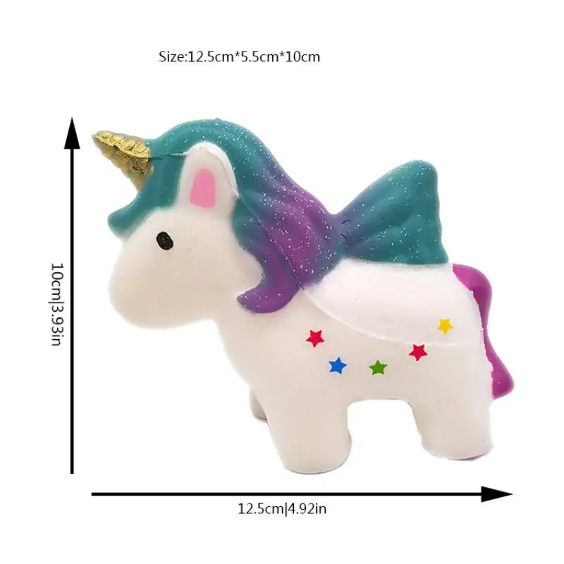 

New Product Fidget Toys Slow Rebound Simulation Starry Unicorn Anti-Stress Squishy Squeeze Kids Decompression Vent Toy