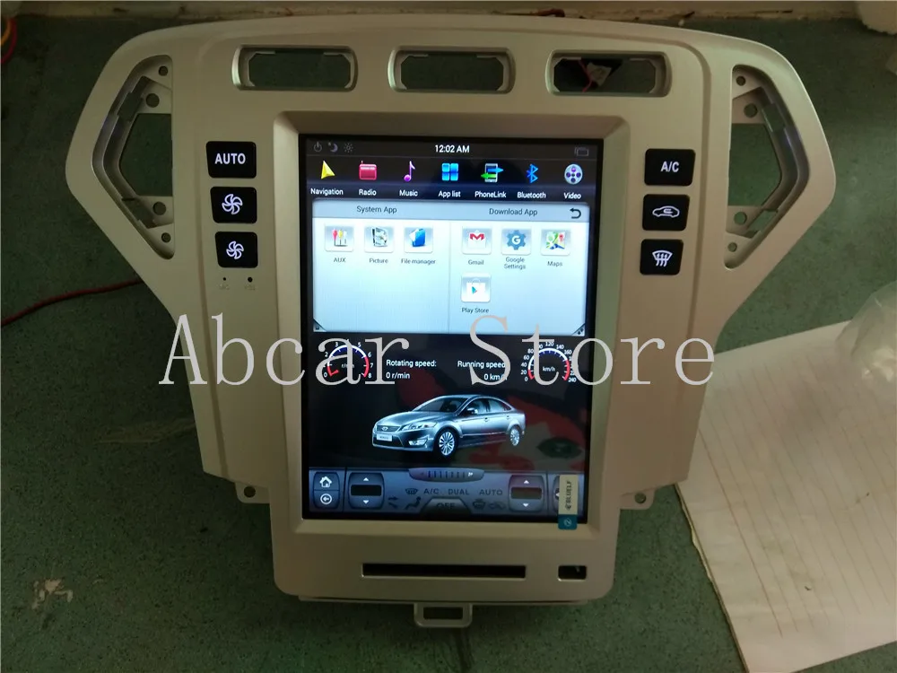 10 4 ''Tesla стиль Android 9 0 автомобильный dvd плеер GPS навигация для Ford Fusion Mondeo 2007-2014