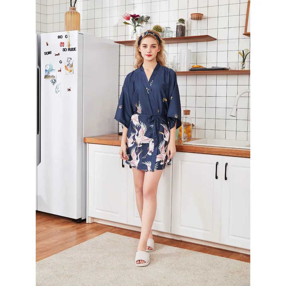 Женский банный халат Пижама для подружки невесты сексуальное нижнее белье