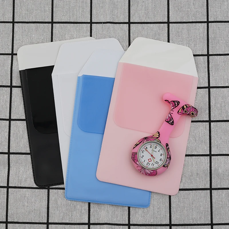 ALK silicone nurse watch three-piece metal retractable buckle  pen bag  pocket watch brooch watch doctor and nurse work special