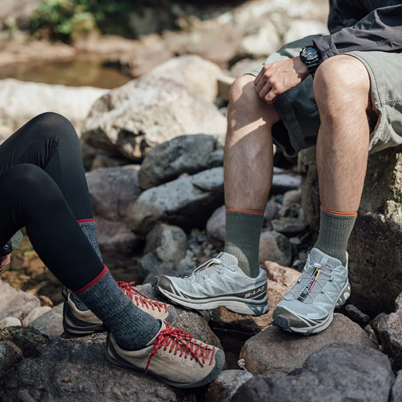 Уличные теплые носки Naturehike шерстяные из мериноса утепленные для кемпинга и