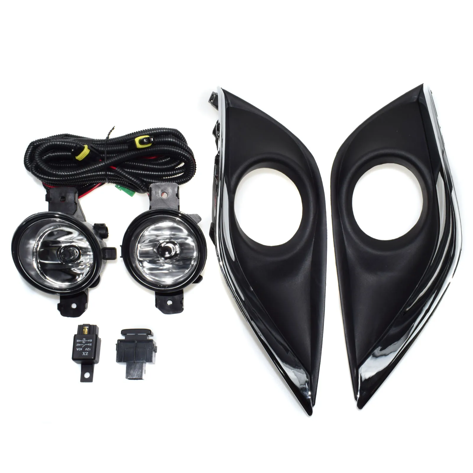 WOLFIGO 1 компл. Прозрачные линзы Противотуманные фары с ободом проводное реле 622576W80A