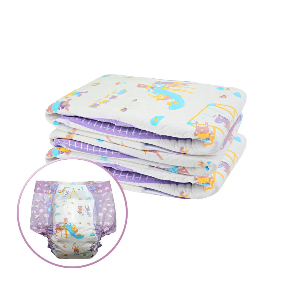 

ABDL adult baby 3 diapers cute cartoon pattern ddlg diaper pocket disposable abdl pull-up pants 7 colors