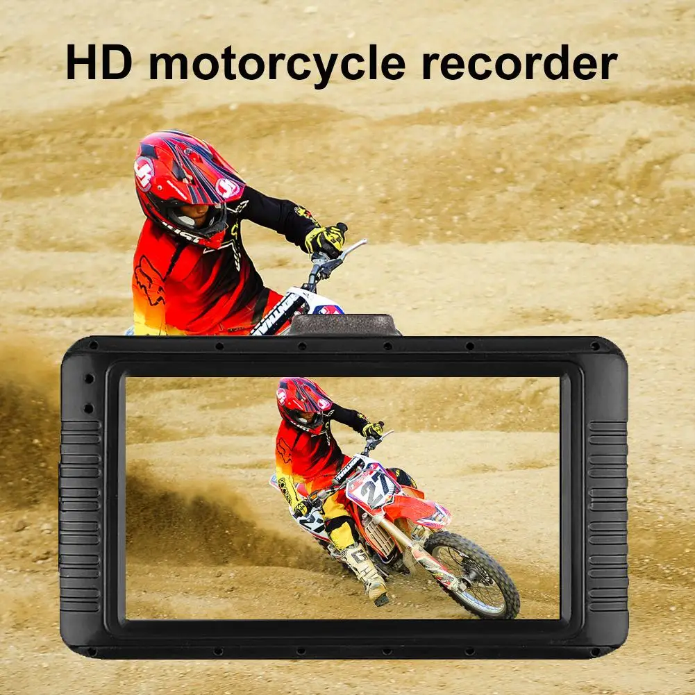 Видеорегистратор 3 0 дюйма с двумя объективами для езды на мотоцикле| |
