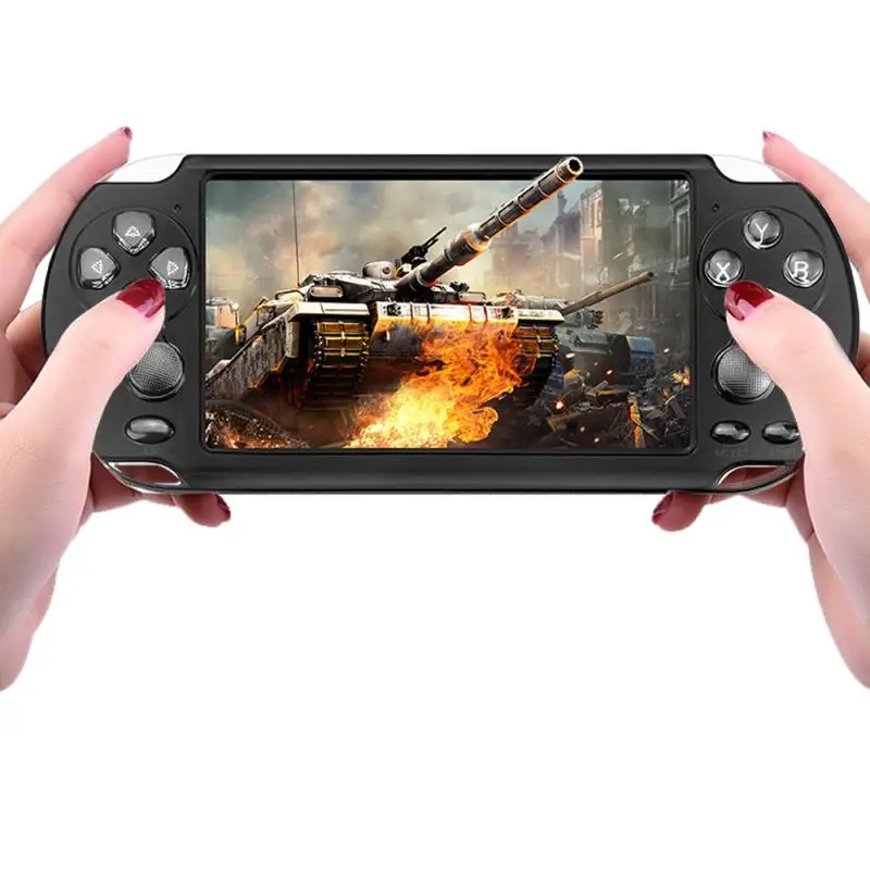 Игровая приставка X9 для psp, портативная ретро-игра, экран 5,1 дюймов, Mp4 плеер, Игровая приставка, поддержка камеры, видео, электронной книги