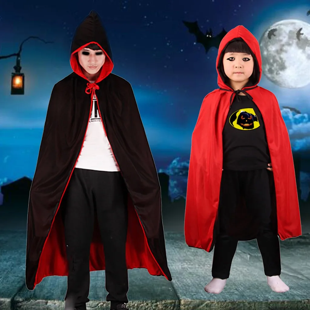 Новейший костюм на Хэллоуин Дракула вампира накидка для косплея однотонная