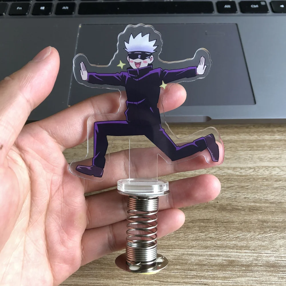 Аниме Jujutsu Kaisen Gojou встряхивание фигурка Стойка Модель тарелка украшение стола