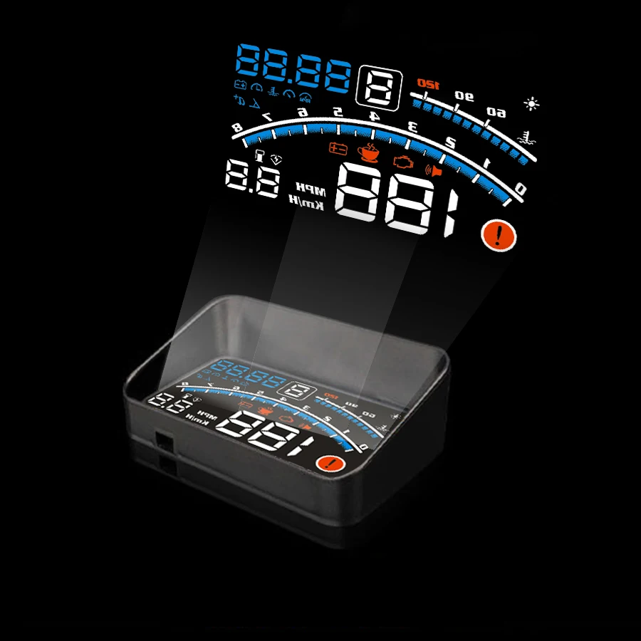 Автомобильный HUD-держатель 5 дюйма кронштейн для автомобильного HUD-порта ASH-4C