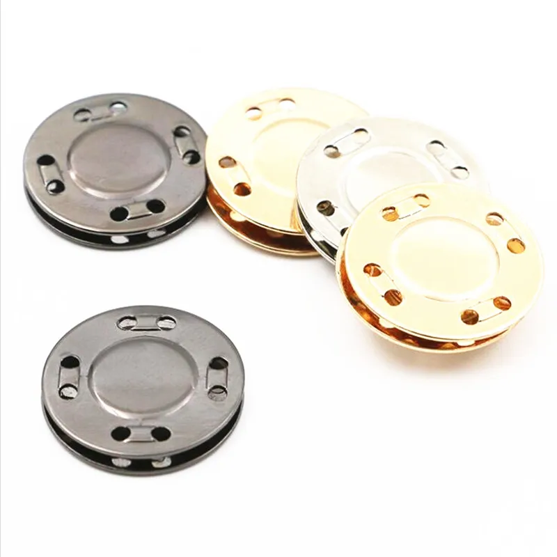 Магнитная пуговица одежда Круглая Металлическая магнитная пряжка невидимая