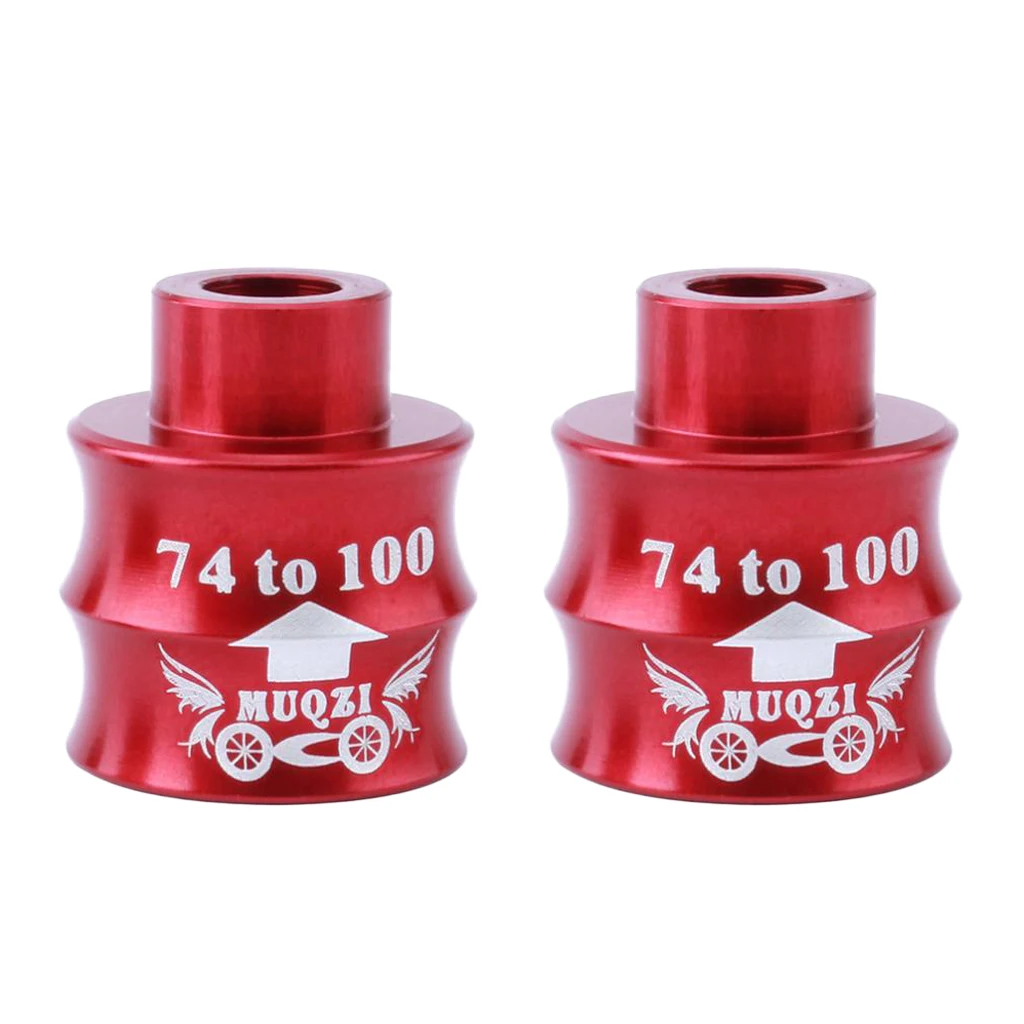 2Pcs Aluminum Alloy Road Bike Bicycle Hub Front Fork Barrel Shaft Side Cover Convert Adapter Disc Brake | Спорт и развлечения