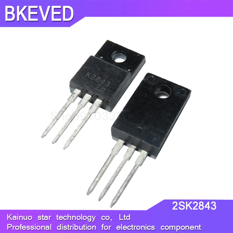 

10pcs 2SK2843 TO-220F K2843 TO-220 2843 TO220F 500V 12A MOSFET N-Channel transistor