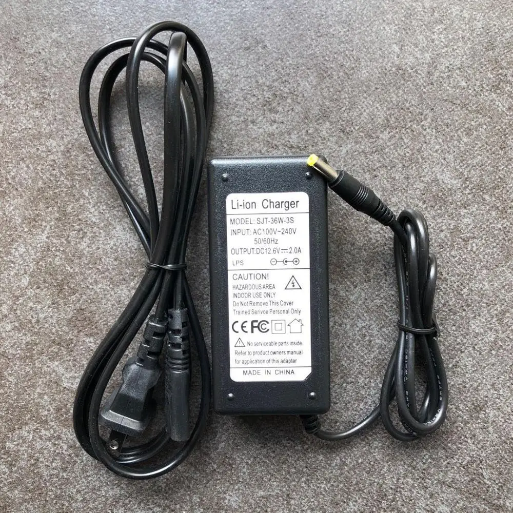 AC adapter charger for FFLBT-40 battery View 1 M7 M5 fiber fusion splicer 12.6V 1.8A | Fiber Optic Equipment