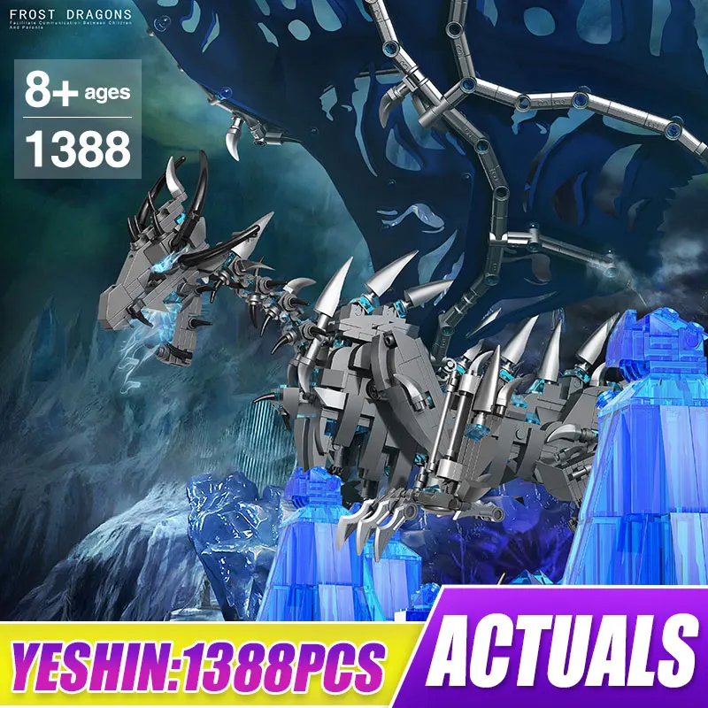 Yeshin K91 морозный дракон королева Sindragosa строительные блоки сборные кирпичи для