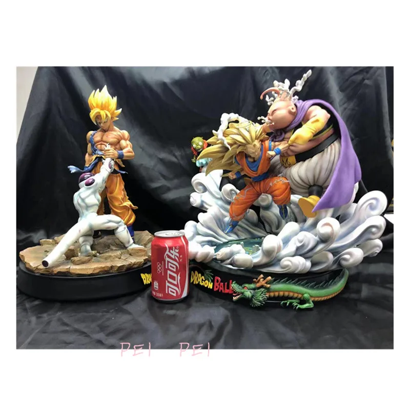 Аниме Dragon Ball Super Saiyan 3 Son Goku VS Majin Buu полноразмерная анимационная фигурка GK Коллекционная модель игрушки P1684