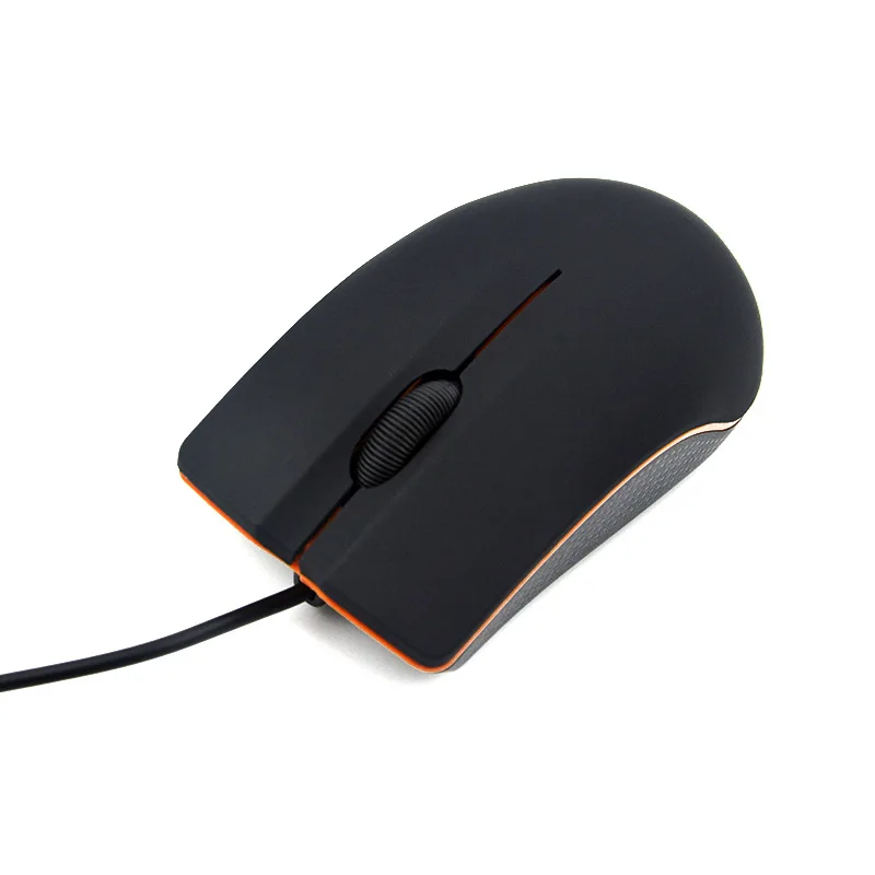 

Проводная мышь 1200 точек/дюйм, компьютерная офисная мышь, матовая игровая мышь USB для ПК, ноутбука, нескользящая Проводная геймерская мышь
