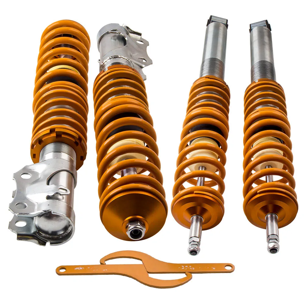 Набор Coilover регулируемая подвеска понижающая удар комплект для VW MK2 MK3 GOLF JETTA Absobers