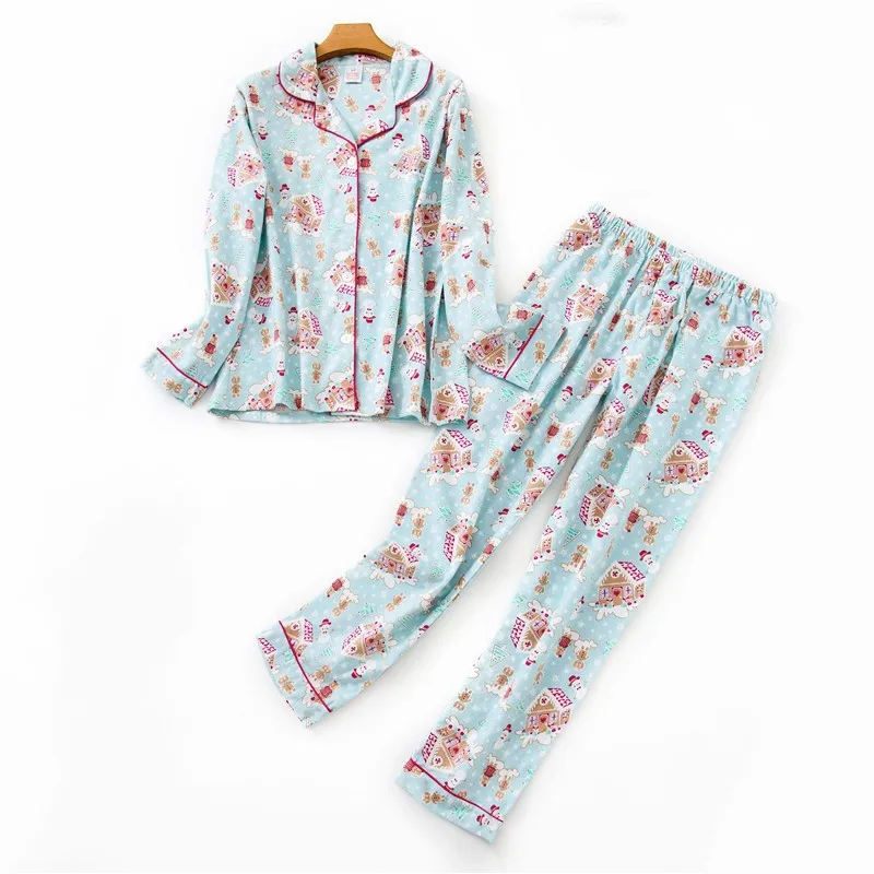 Весна 2020 женские повседневные пижамные комплекты с мультяшным рисунком женская
