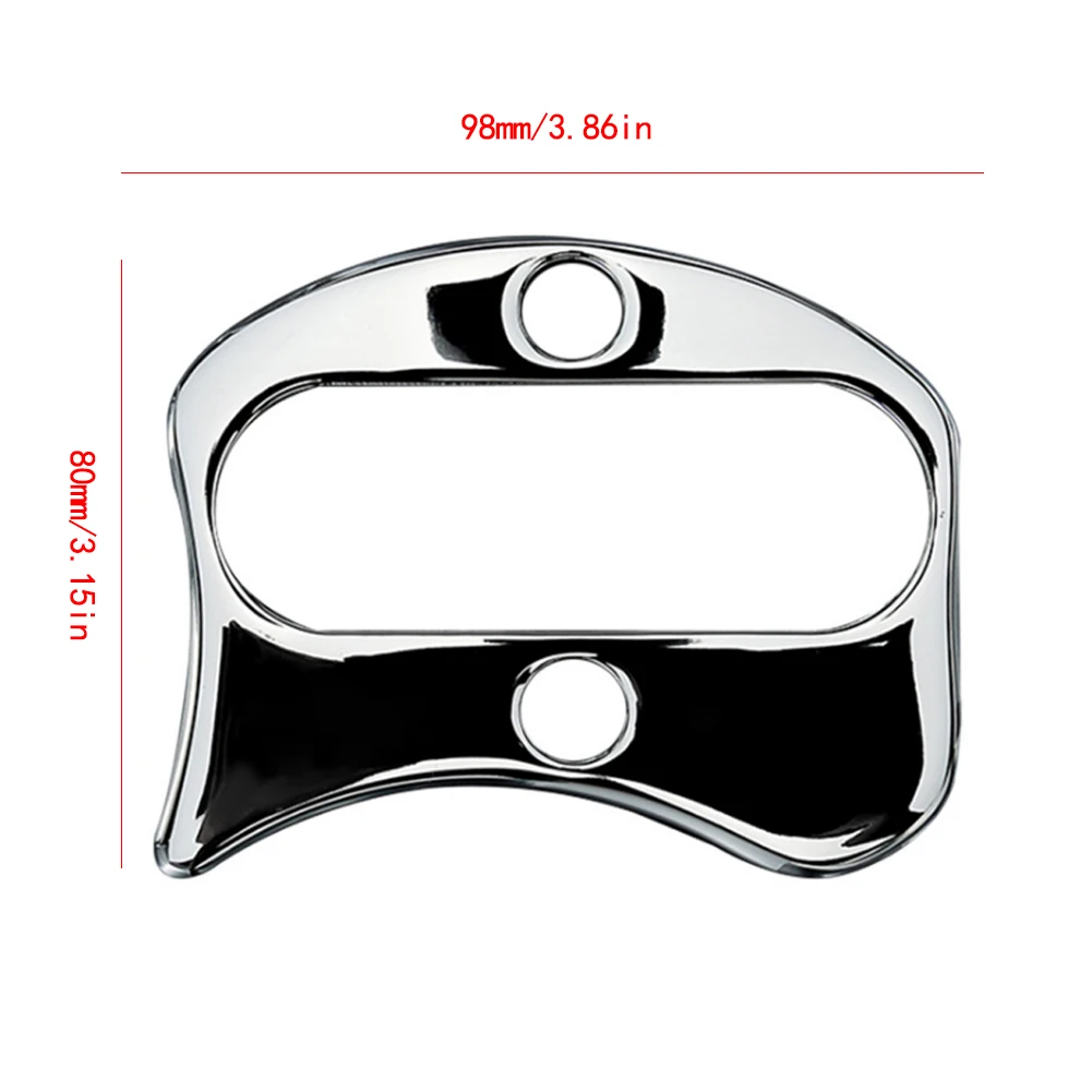 

Therapy Massage Tools Deep Tissue Scraping Physical Therapy Board For Back Leg Arm Neck Shoulder Stainless Steel Silver