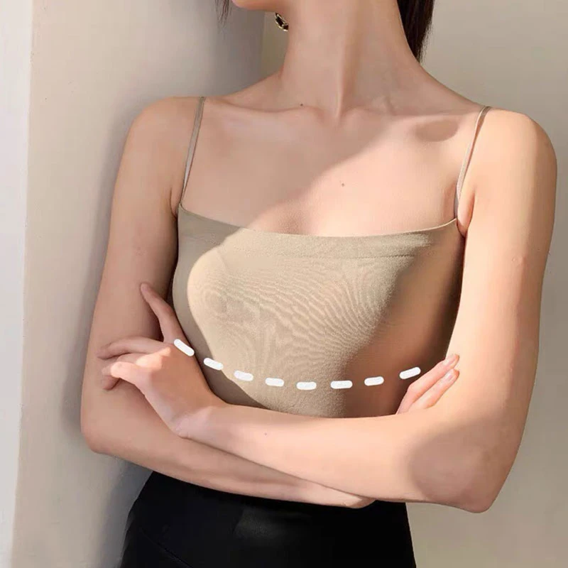

Sexy Women's Tube Top Sleeveless Summer Crop Top Seamless Comfortable Bralette Tank Lingerie Underwear