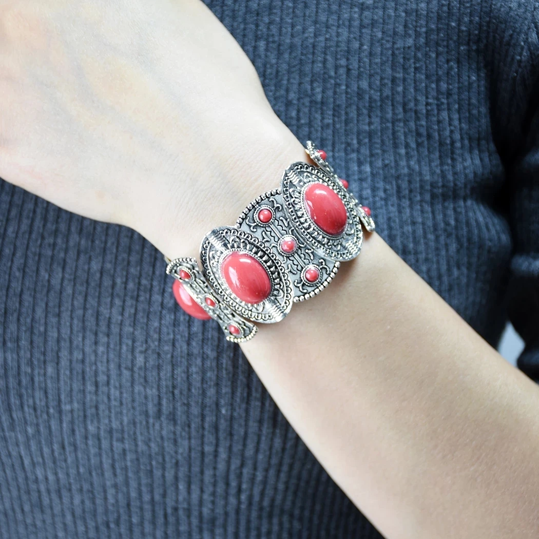 Винтажное цыганское племенное ожерелье-цепочка с кисточкой и браслетом