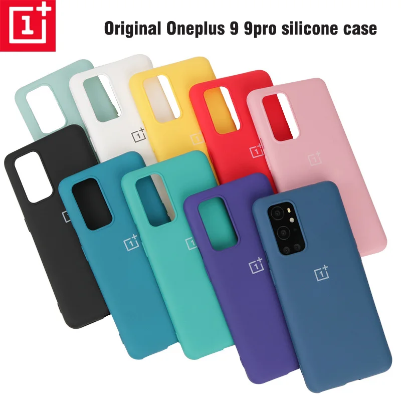 Оригинальный мягкий чехол Oneplus 9 9pro из жидкого силикона для One plus pro тонкая мягкая