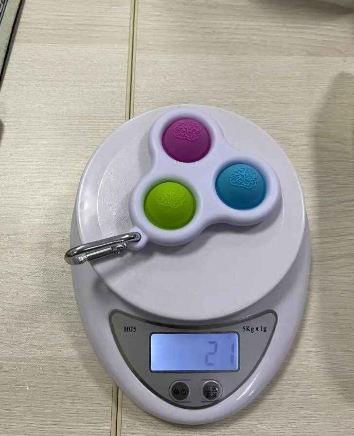 

Children Adult Fidget Simple Dimple Toy Pressure Reliever Board Controller Educational Toy Antistress Fingertip press toys jouet