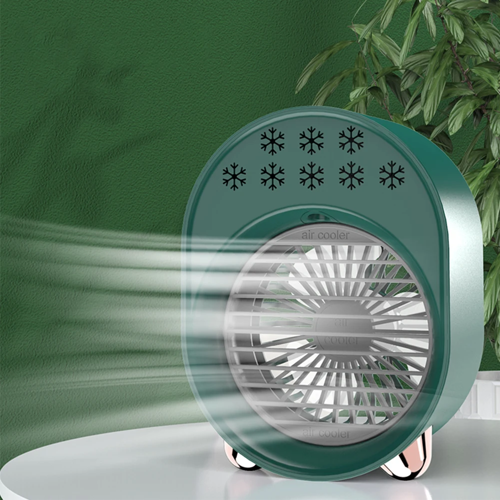 

Mini Air Conditioner Portable Fan USB Rechargeable Air Cooler Multifunctional Humidifier for Office Personal Air Cooler