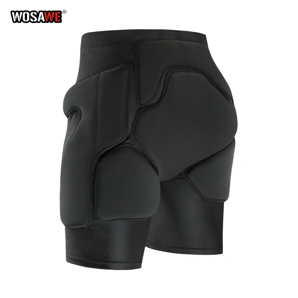 WOSAWE Для мужчин женские катания на коньках защиты бедра мягкие шорты спортивные