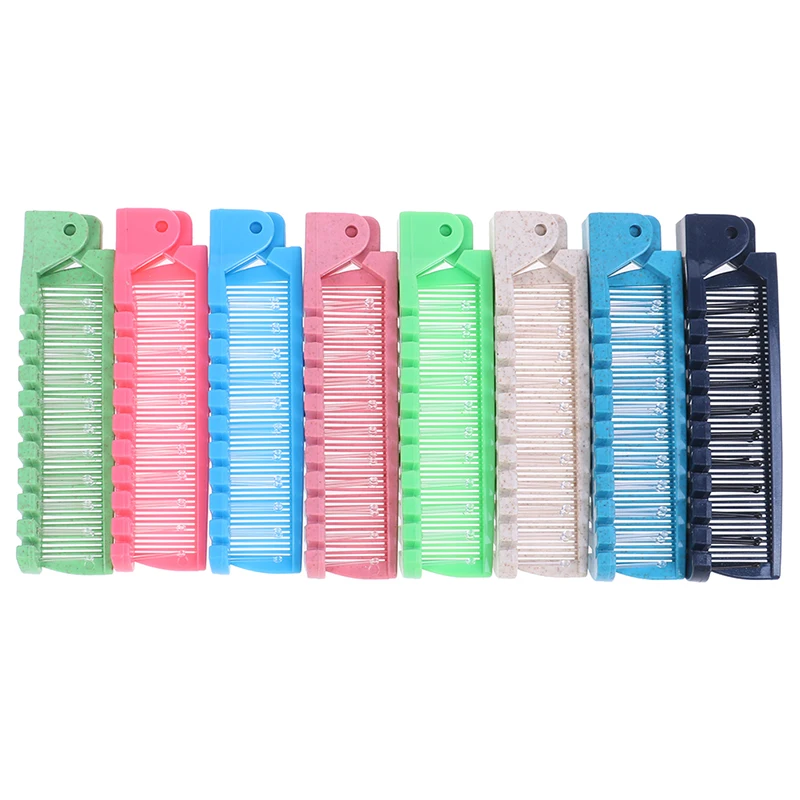 Складная двухголовая зубчатая расческа для волос Женская дорожная портативная