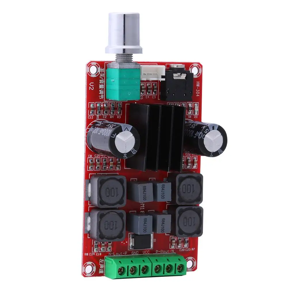 2*50 Вт высококачественный цифровой усилитель мощности плата DC24V TPA3116D2 DC 5 24V