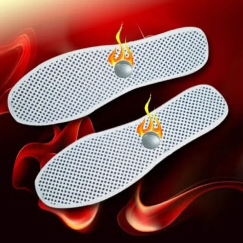 Стельки для обуви с инфракрасным подогревом 1 пара размер 36 45 антиусталость