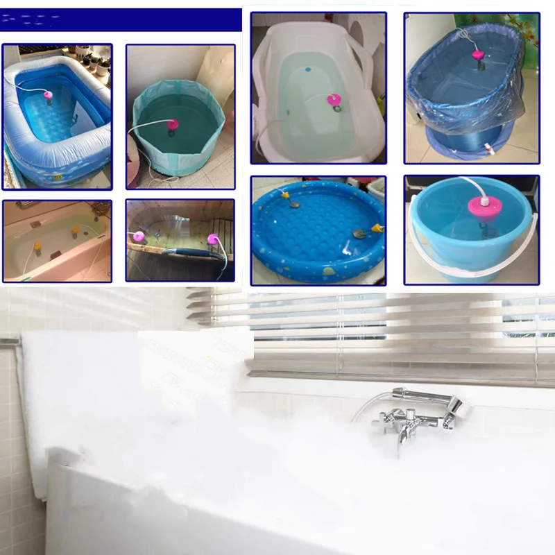 

3000W Suspension Immersion Water Heater s Boiler for Inflatable Tub Pool with Leakage Protection Switch