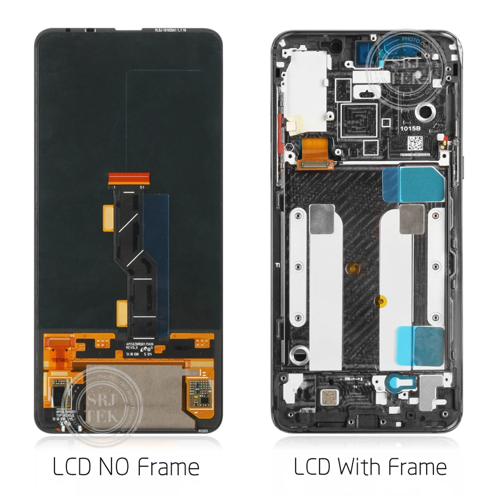 ЖК матричный сенсорный экран AMOLED для XIAOMI Mi Mix 3 дигитайзер в сборе с рамкой 6 39