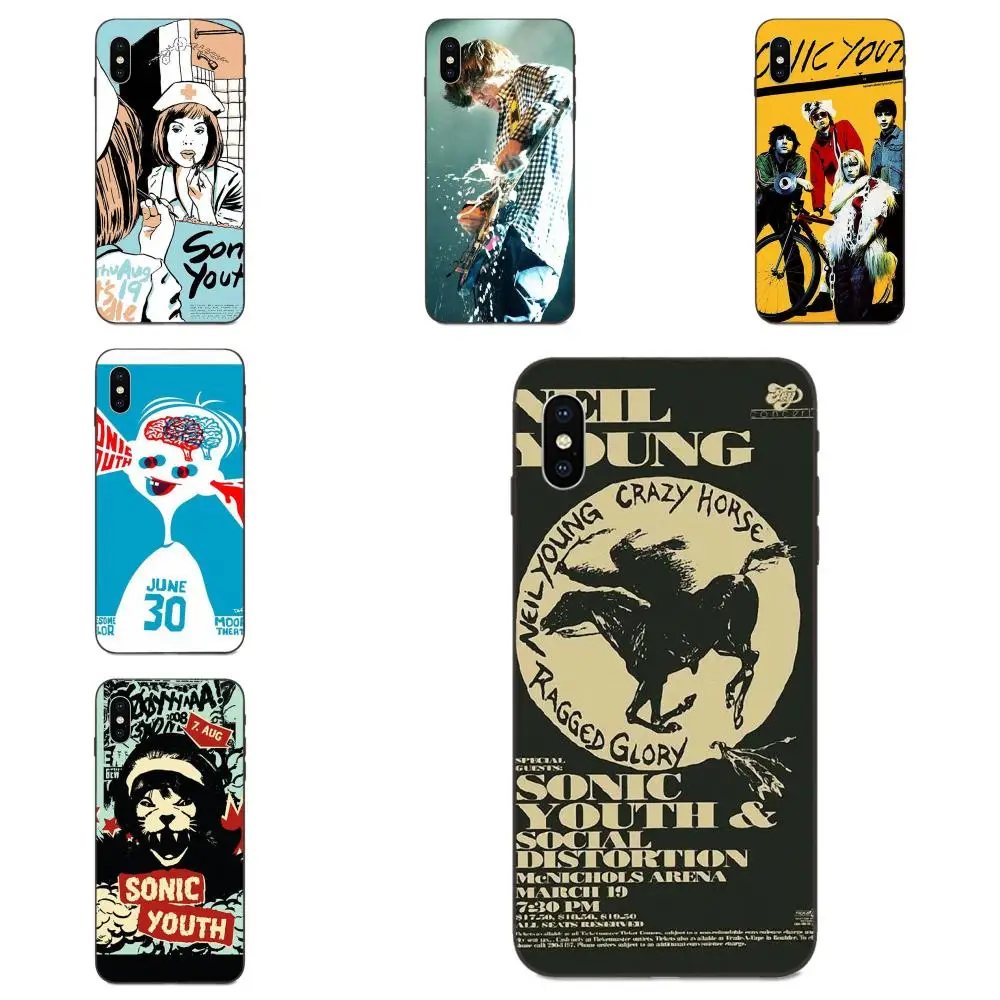 Sonic Youth Alternative Pop Rock для Galaxy A10S A20S A2 Core A30S A40S A50S A70S A90 5G M10 M30S M40 Note 10 Plus|Чехлы-накладки| |
