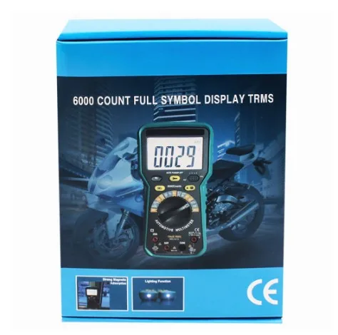 Новый 2900B Цифровой Автомобильный Мультиметр 6000 отсчетов True RMS AC/DC Вольт Ампер Ом