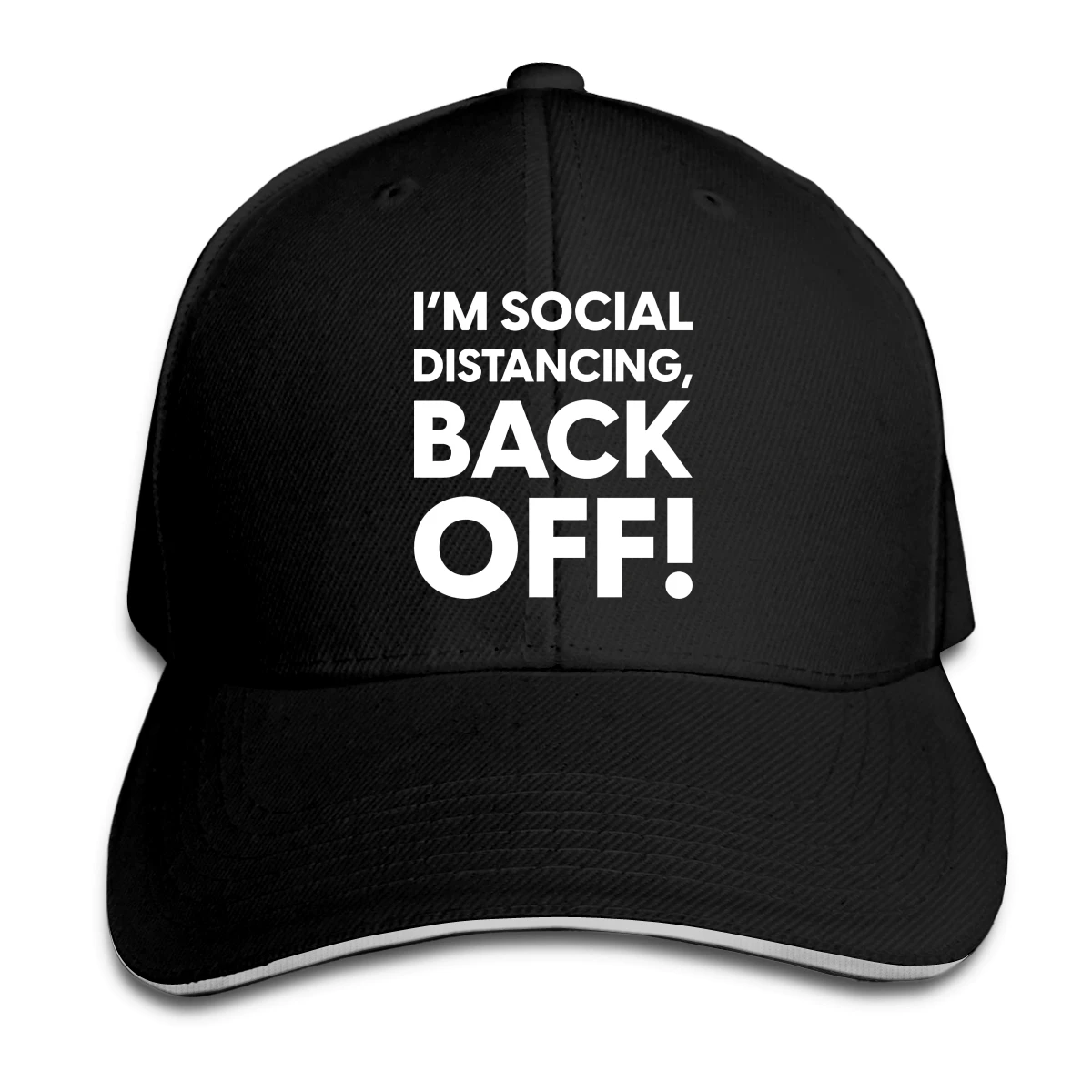 

Back Off I'm Social Distancing Hat Baseball Cap for Men Women Fashion Adjustable Sun Hat