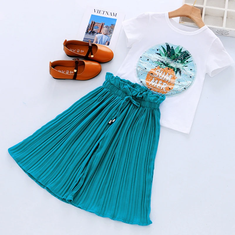 2020 комплекты одежды для девочек с героями мультфильмов детская одежда брендовая