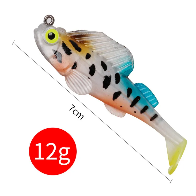 Рекомендуемая рыболовная приманка с свинцовой головкой Swimbaits Мягкая для рыбы