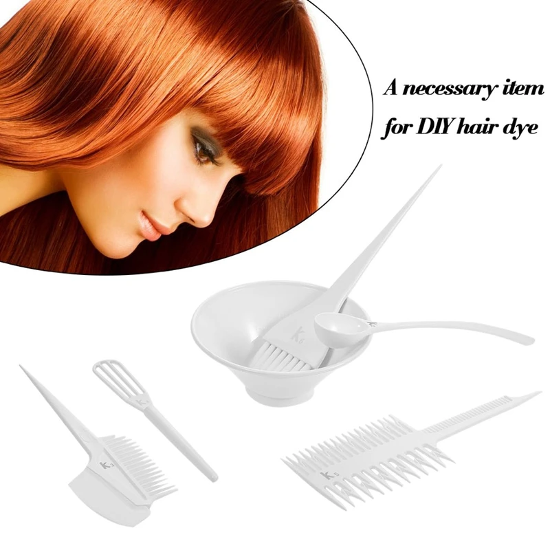 6 шт салон окрашивание волос комплект для окрашивания расческа чаша