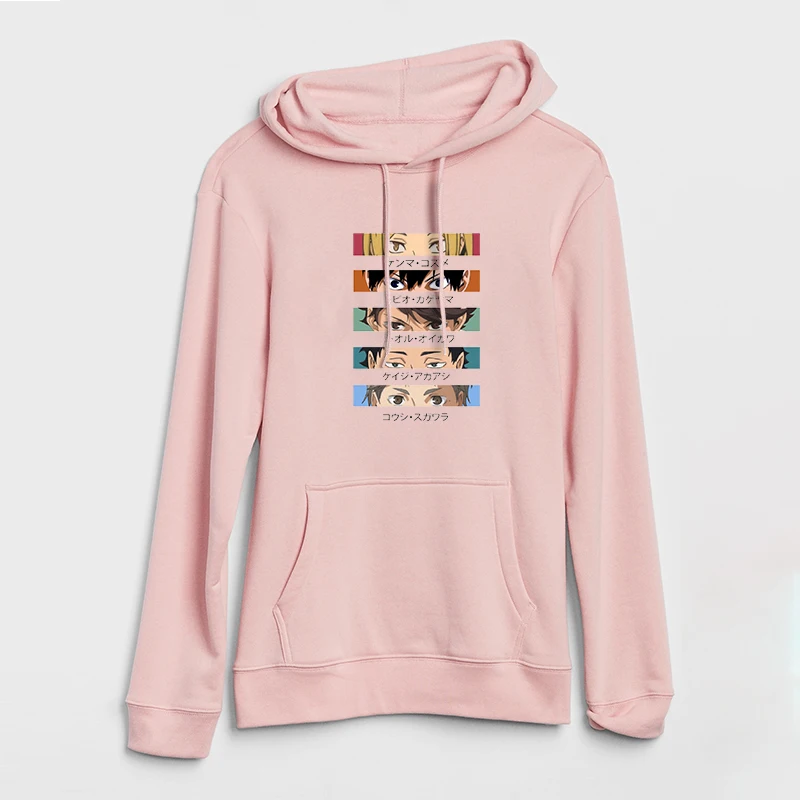 

Женские хлопковые толстовки с рисунком Аниме Haikyuu, толстовка с капюшоном для старшей школы, Хината, шойо, кагеяма, тобио, волейбольная толсто...