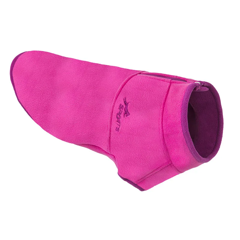 Fuchsia MySudui теплое пальто для Собаки куртки На зимнем меху Французский бульдог Чихуахуа Wintersport Pet Одежда для собак Костюмы зимняя куртка для собаки - Цвет: Fuchsia